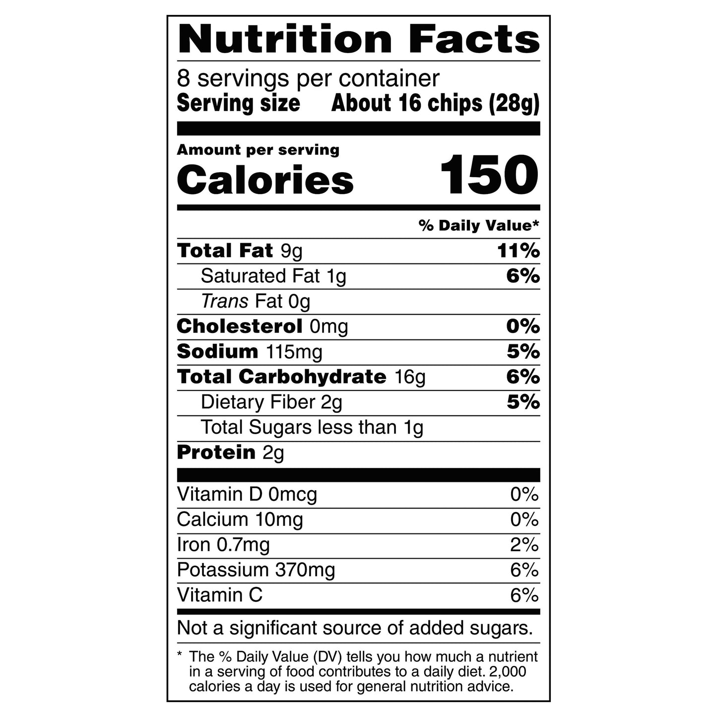 Lay's Kettle Cooked Potato Chips Sea Salt & Cracked Pepper Flavored 8 Oz
