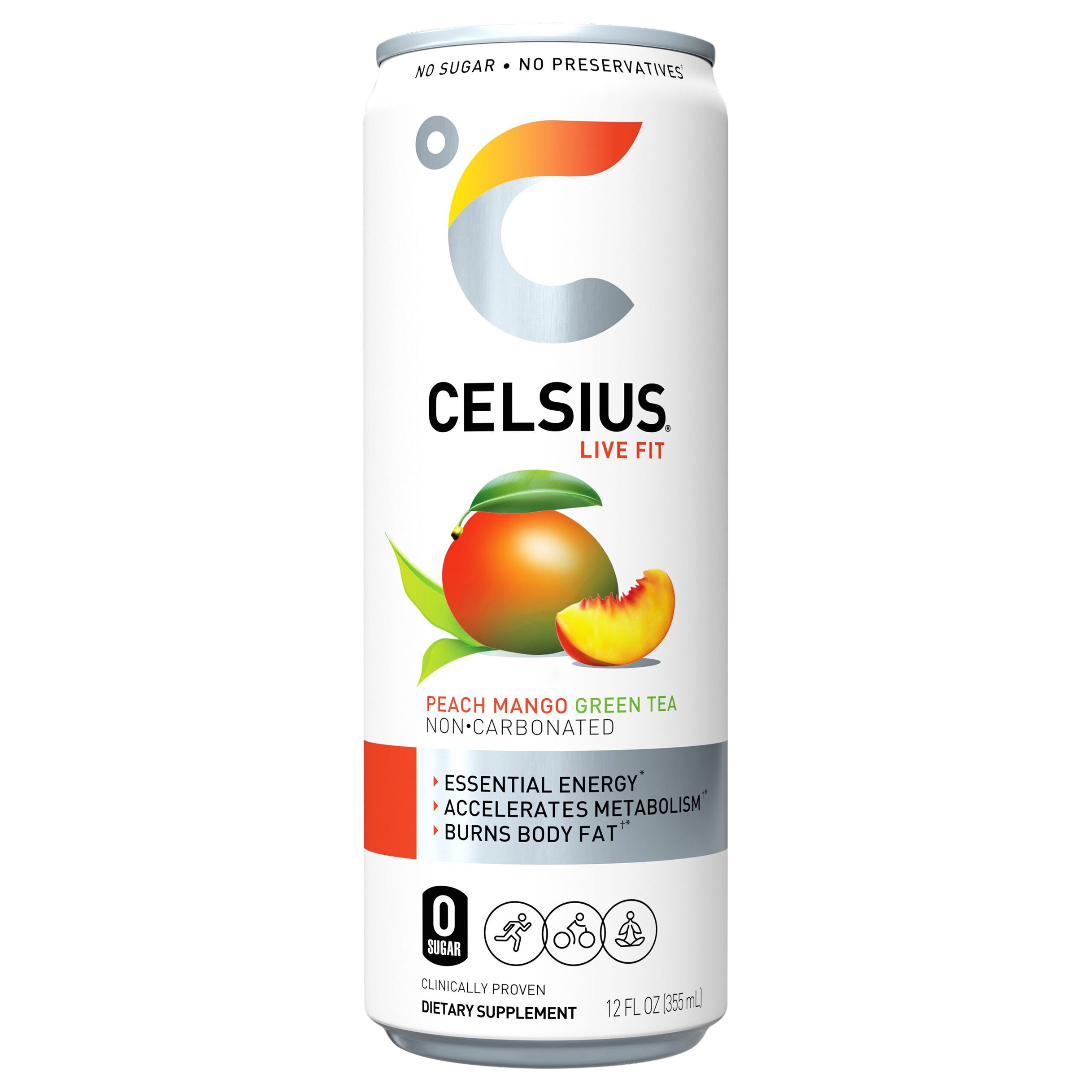 Celsius Energy Drink Green Tea Peach Mango 12 Fl Oz – Westfield Supervalu