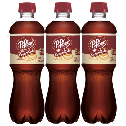 Dr Pepper Cream Soda 6-16.9 fl oz Bottles
