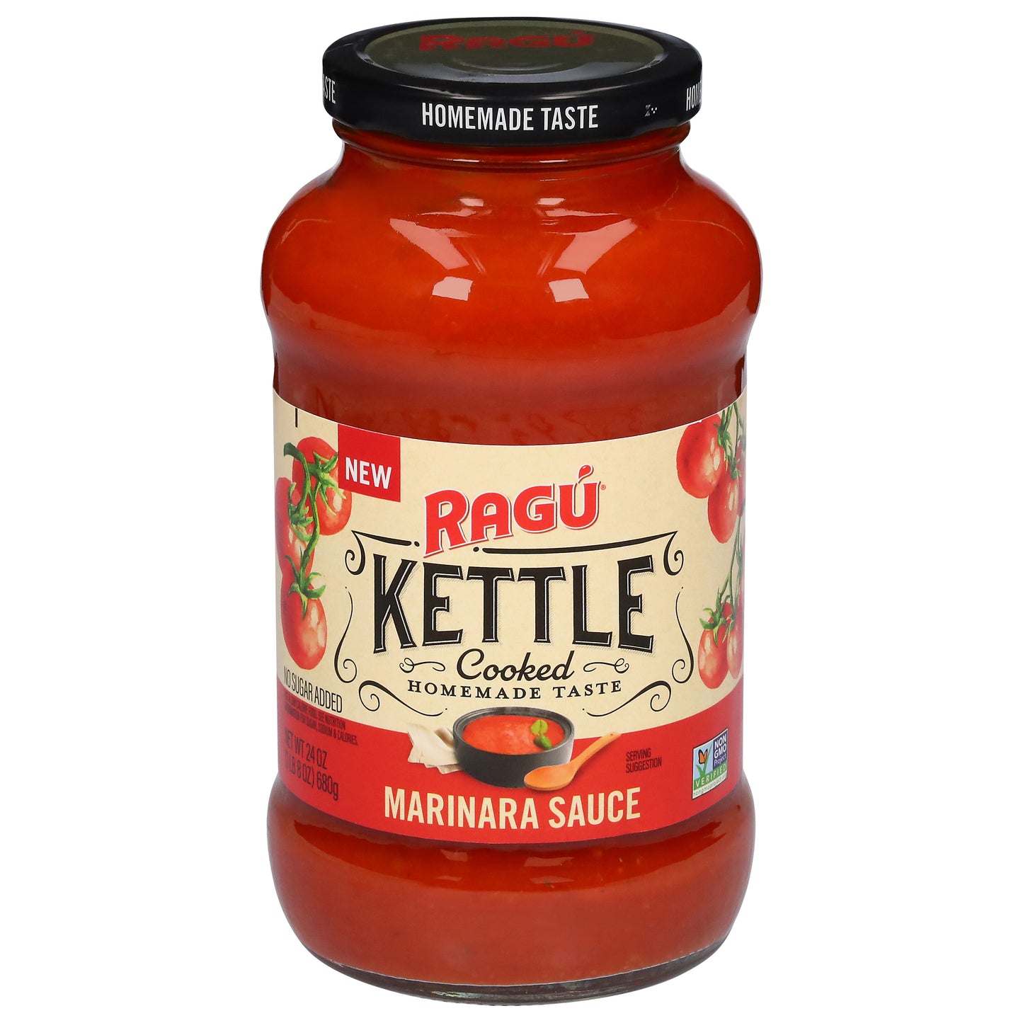Ragu No Sugar Added Kettle Cooked Marinara Sauce 24 oz