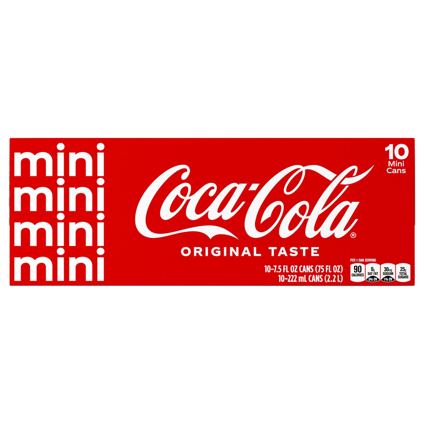 Coca-Cola Fridge Pack Cans, 7.5 fl oz, 10 Pack
