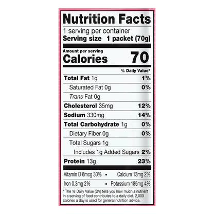 Chicken of the Sea Wild Caught Alaskan Pink Salmon Packet, Lemon Pepper 2.5 oz