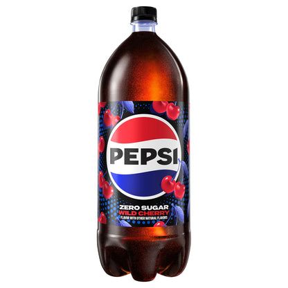Pepsi Zero Sugar Soda Wild Cherry 2 Liter