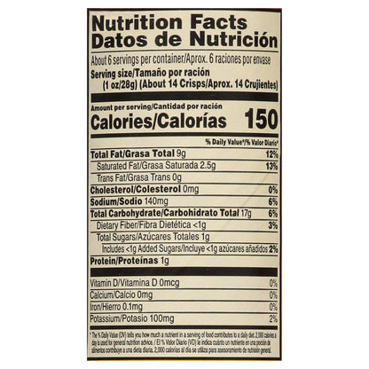 Pringles Honey Mustard Potato Crisps 5.5 oz - NATURALLY AND ARTIFICIALLY FLAVORED