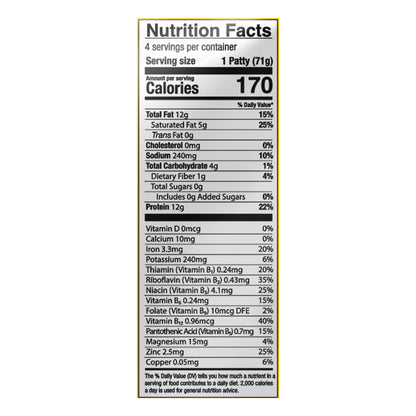 NotCo NotBurger Smashed Frozen Plant-Based Burger Patties, 4 ct Pouch