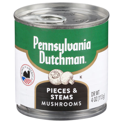 Pennsylvania Dutchman Pieces & Stems Mushrooms 4 oz