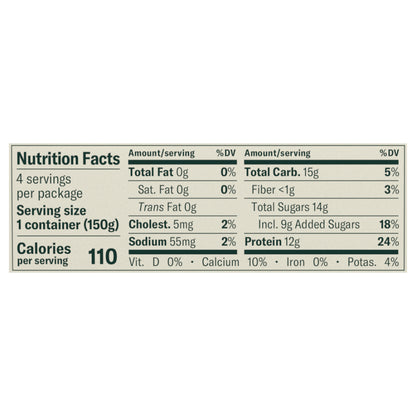 Chobani® Non-Fat Greek Yogurt Blueberry on the Bottom 5.3oz 4-pack