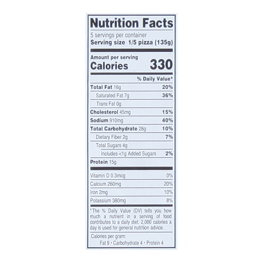 Brew Pub Pizza Packers The Pick-6 Pizza 23.75 oz
