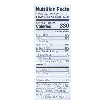Brew Pub Pizza Packers The Pick-6 Pizza 23.75 oz