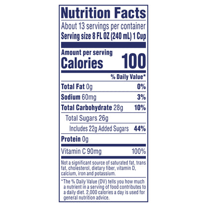 Ocean Spray Grape Cranberry Flavored Juice Drink 101.4 fl oz