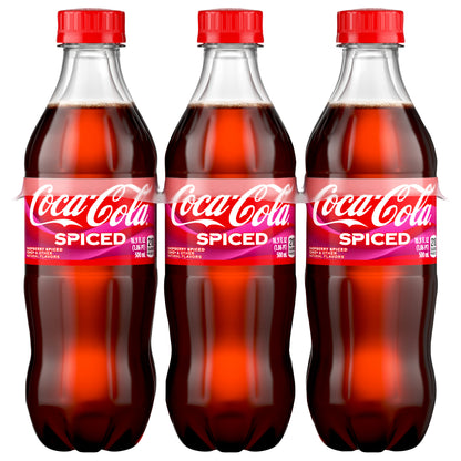 Coca-Cola® Spiced Raspberry Spiced Coke, Natural Flavor?, 16.9 fl oz, 6 Pack