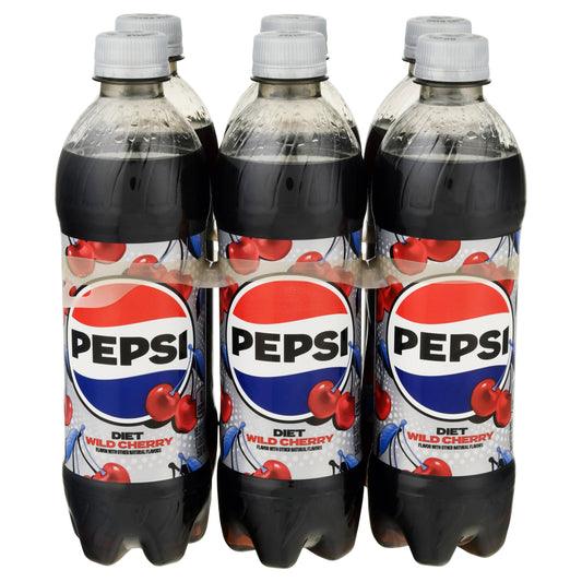 Pepsi Diet Wild Cherry Cola 6 - 16.9 fl oz Bottles