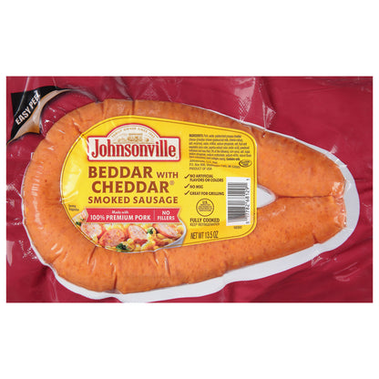 Johnsonville Smoked Beddar With Cheddar Sausage 13.5 oz