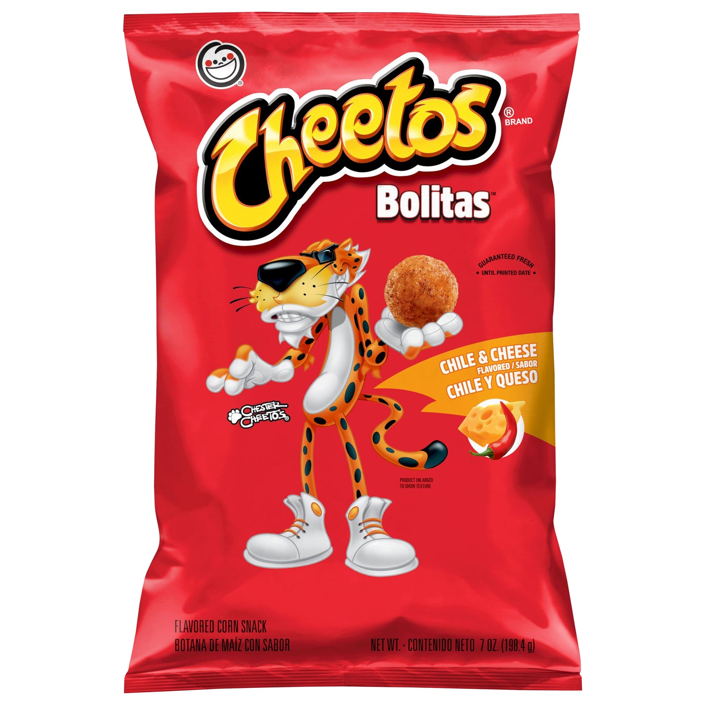 Cheetos Bolitas Flavored Corn Snack Chile & Cheese Flavored 7 Oz