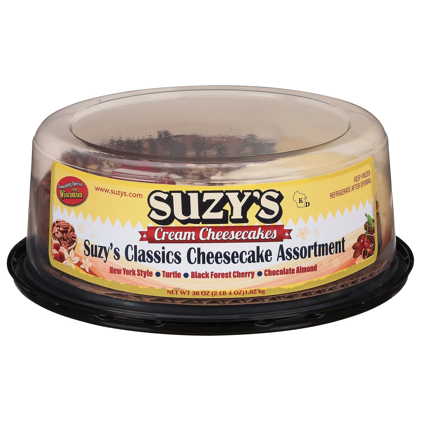 Suzy's Classics Assortment Cheesecake 36 oz