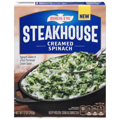 Birds Eye Steakhouse Creamed Spinach 12 oz
