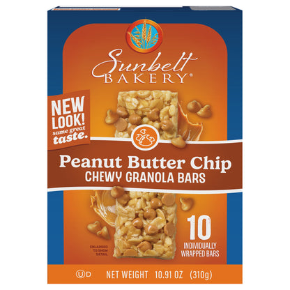 Chewy Granola Bars, Sunbelt Bakery Family Pack Peanut Butter Chip