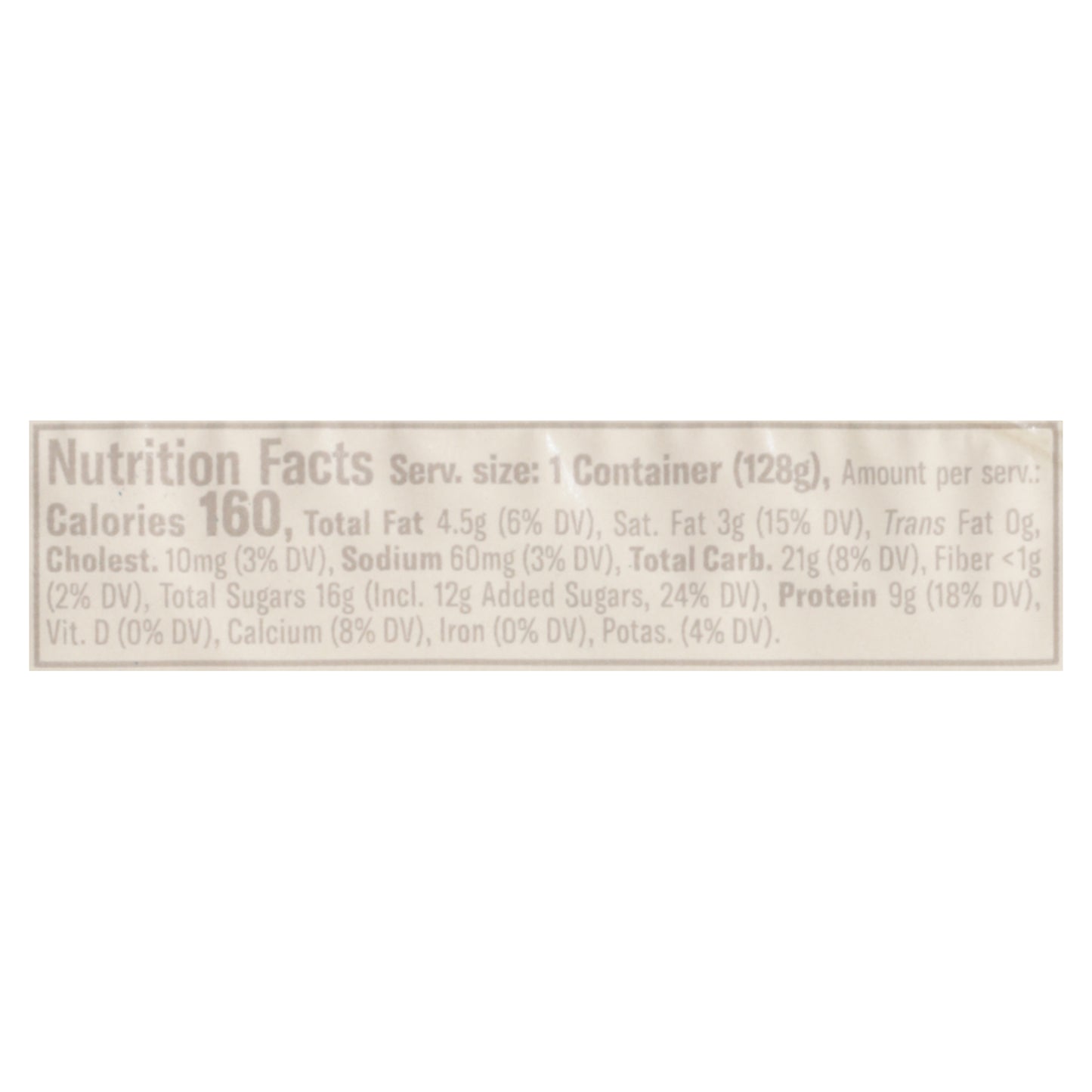 Chobani Flip Greek Confetti Birthday Cake Yogurt 4.5 oz