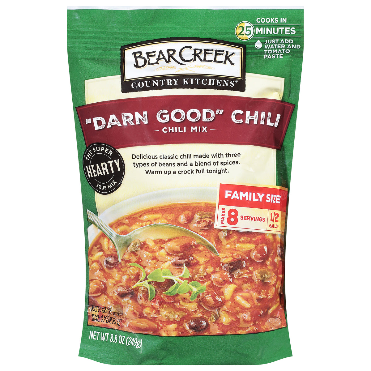 Bear Creek Country Kitchens Darn Good Chili Chili Mix Family Size 8.8 oz