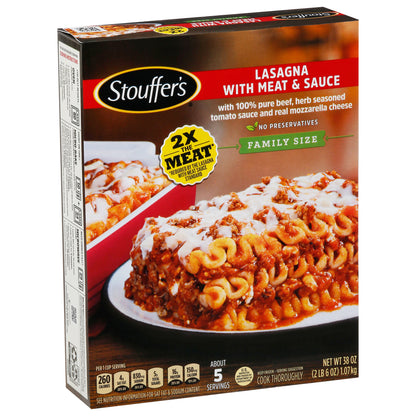 Stouffer's Family Size Lasagna with Meat Sauce 38 oz