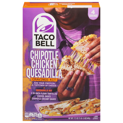 Taco Bell Chipotle Chicken Quesadilla Cravings Kit 1 ea