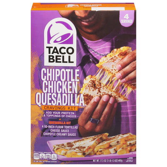 Taco Bell Chipotle Chicken Quesadilla Cravings Kit 1 ea
