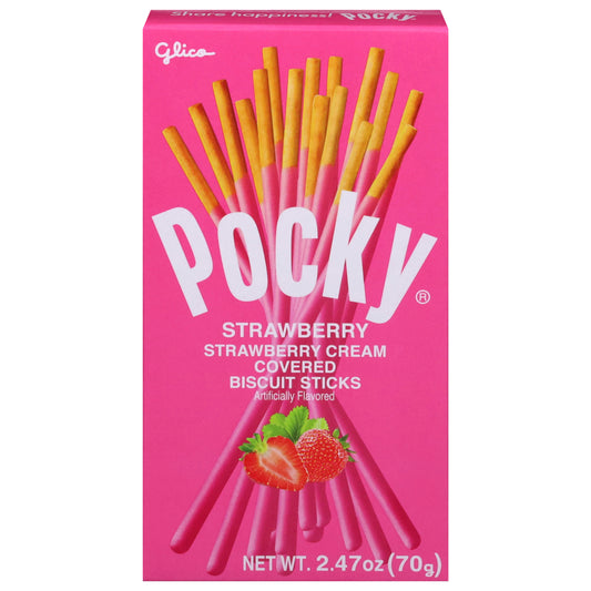 Pocky Strawberry Biscuit Sticks 2.47 oz