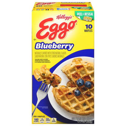 Kellogg's® Eggo® Blueberry Frozen Waffles - 10 WAFFLES