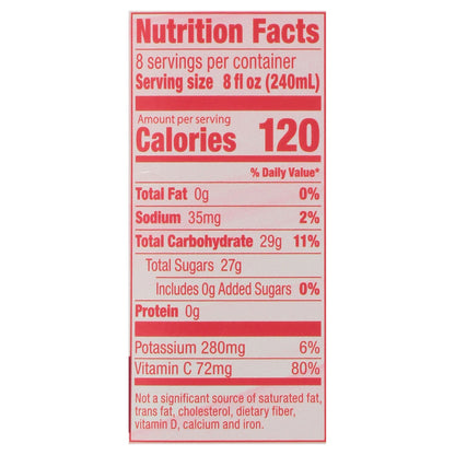 Old Orchard Red Raspberry 100% Juice 64 fl oz