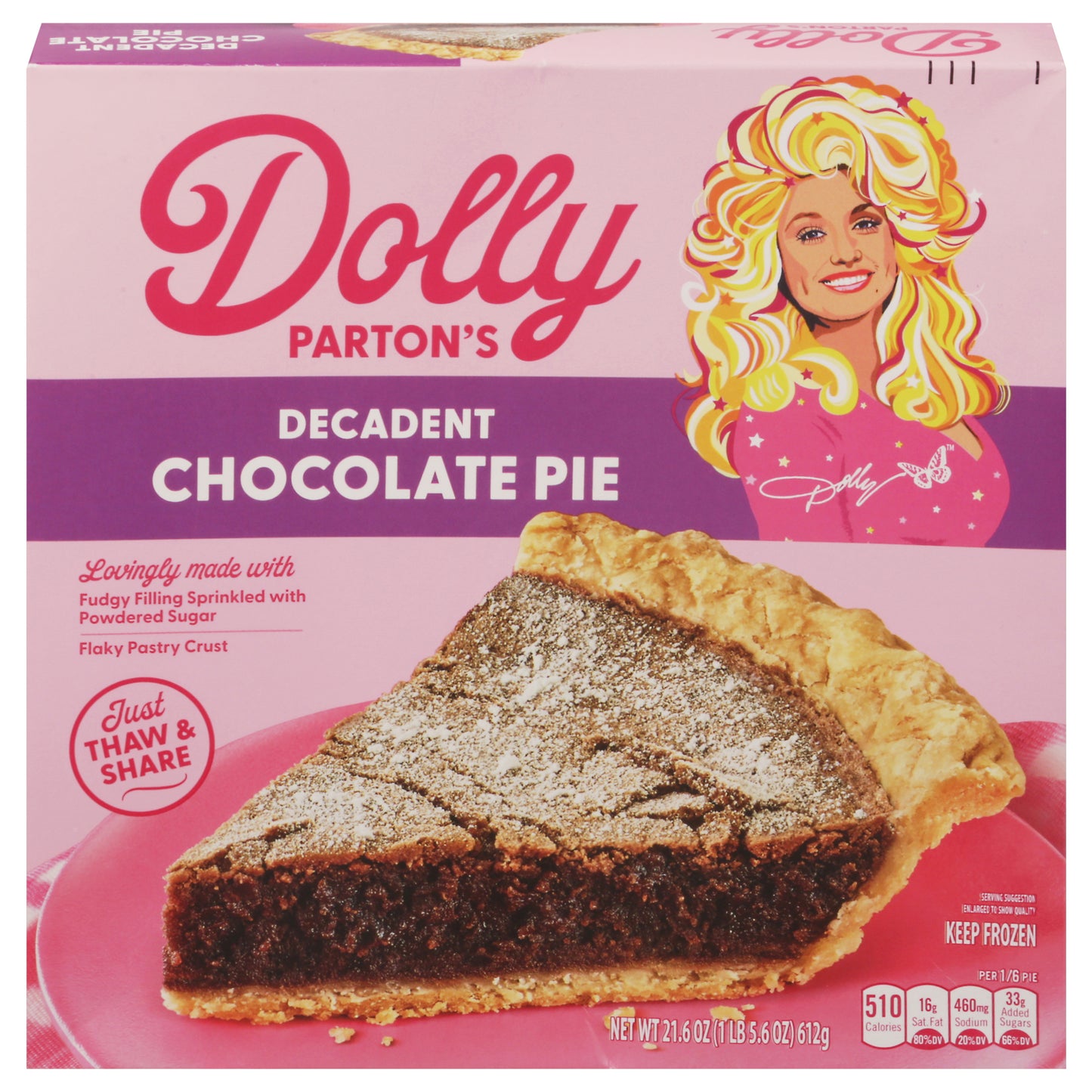 Dolly Parton's Decadent Chocolate Pie 21.6 oz