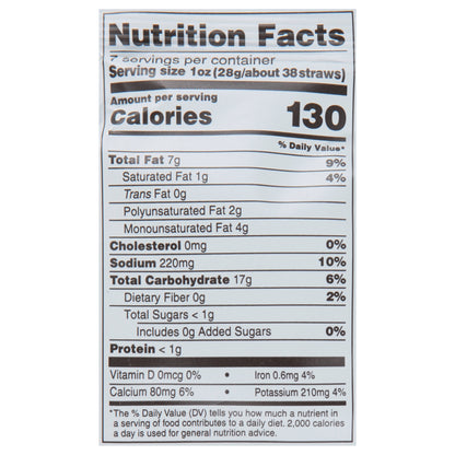 Sensible Portions Garden Veggie Straws Sea Salt Potato and Vegetable Snack 7 oz