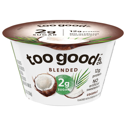 Too Good & Co. Blended Coconut Yogurt-Cultured Ultra-Filtered Low Fat Milk Product Cup