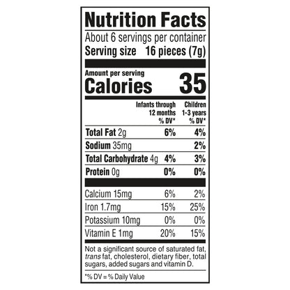Gerber Snacks for Baby Lil' Crunchies Baked Corn Snack Veggie Dip, 1.48 oz Snacks Canister