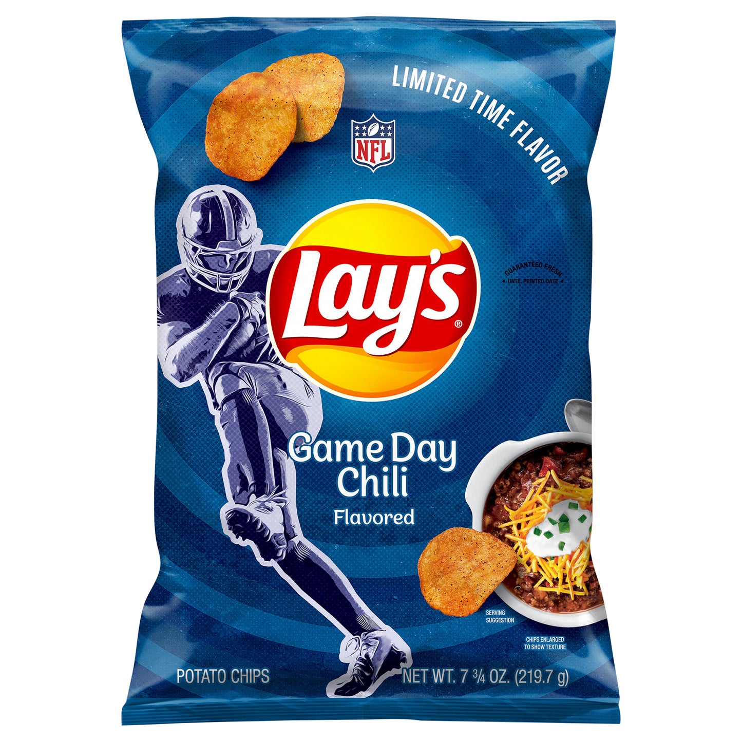 Lay's Potato Chips Game Day Chili Flavored 7 3/4 Oz