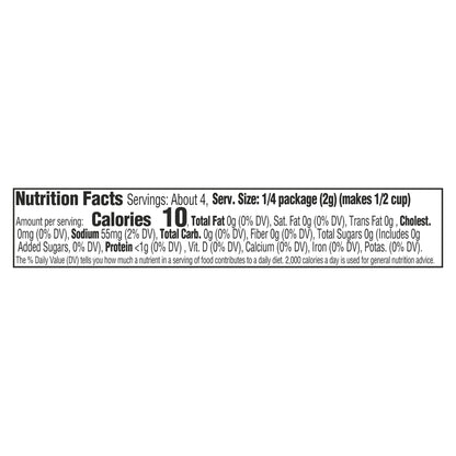 Jell-O Black Cherry Sugar Free Gelatin Dessert Mix, 0.3 oz Box