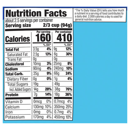 Yasso Frozen Greek Yogurt Chocolate Chip Cookie Dough 14 fl oz