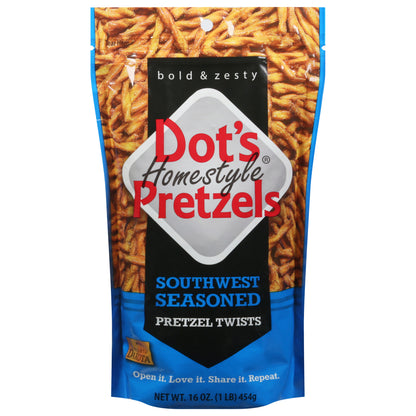 Dot's Homestyle Pretzels Southwest Seasoned Pretzel Twists 16 oz