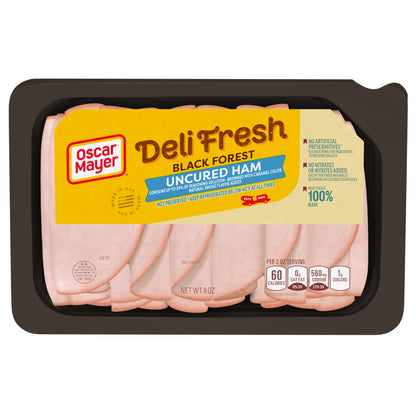 Oscar Mayer Deli Fresh Uncured Black Forest Ham 9 oz