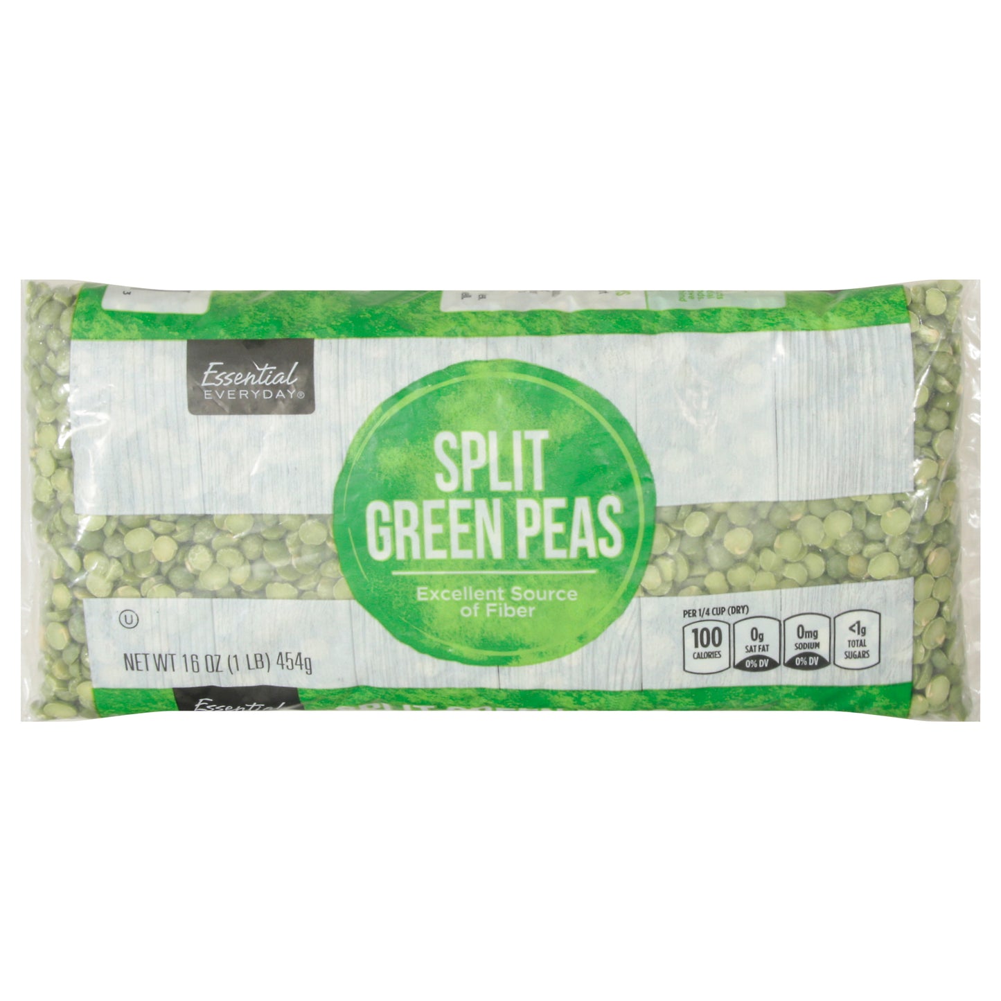 Essential Everyday Split Green Peas 16 oz