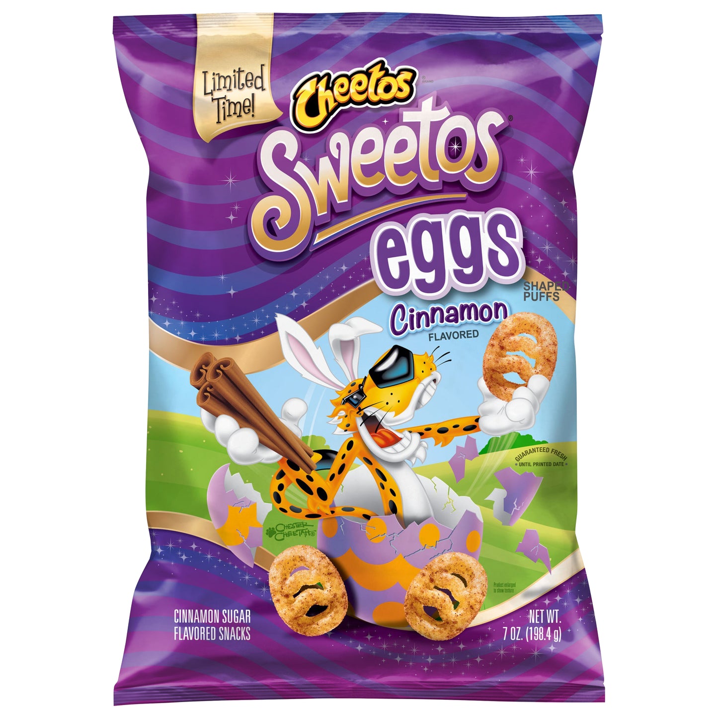 Cheetos Sweetos Eggs Cinnamon Sugar Flavored Snacks Cinnamon Flavored 7 Oz
