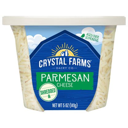 Crystal Farms Shredded Parmesan Cheese Cup, 5 oz