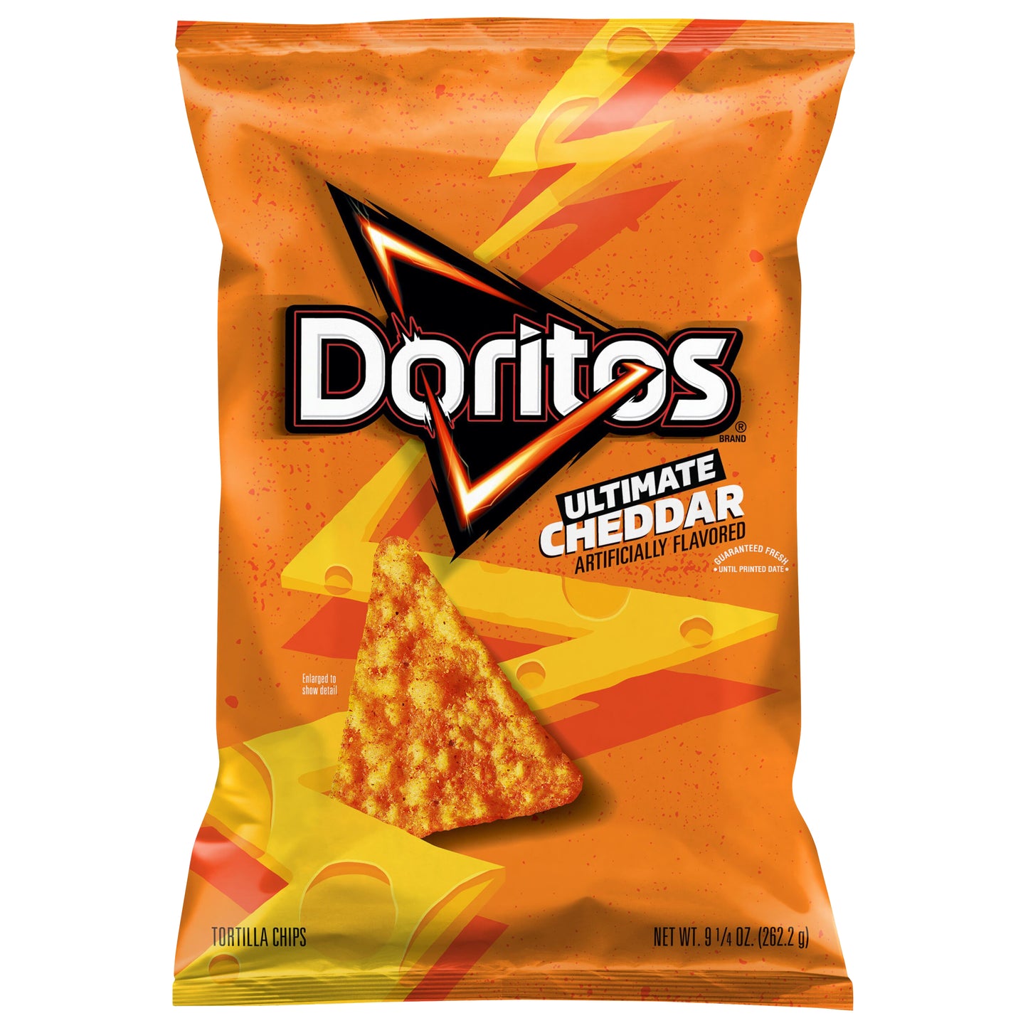 Doritos Tortilla Chips Ultimate Cheddar Artificially Flavored 9 1/4 Oz