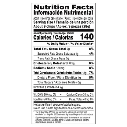 Santitas Tortilla Chips Cilantro Lime Naturally and Artificially Flavored 10 1/2 Oz