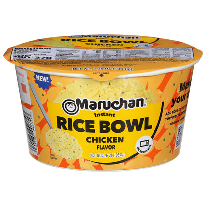 Maruchan Instant Chicken Flavor Rice Bowl 3.76 oz