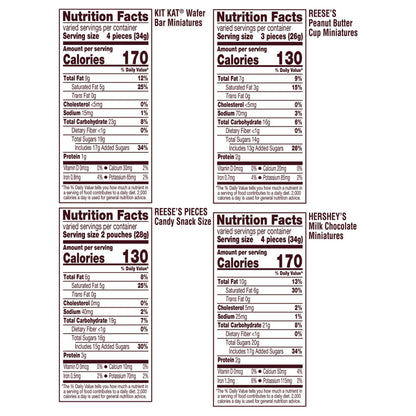 HERSHEY'S, KIT KAT® and REESE'S Assorted Flavored Candy Party Pack, 24.8 oz