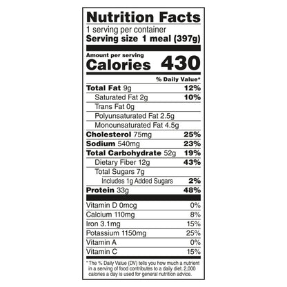 Healthy Choice MAX Protein Bowl Tex Mex Chicken, 33g Protein, High Protein Frozen Meal, 14 oz. Bowl