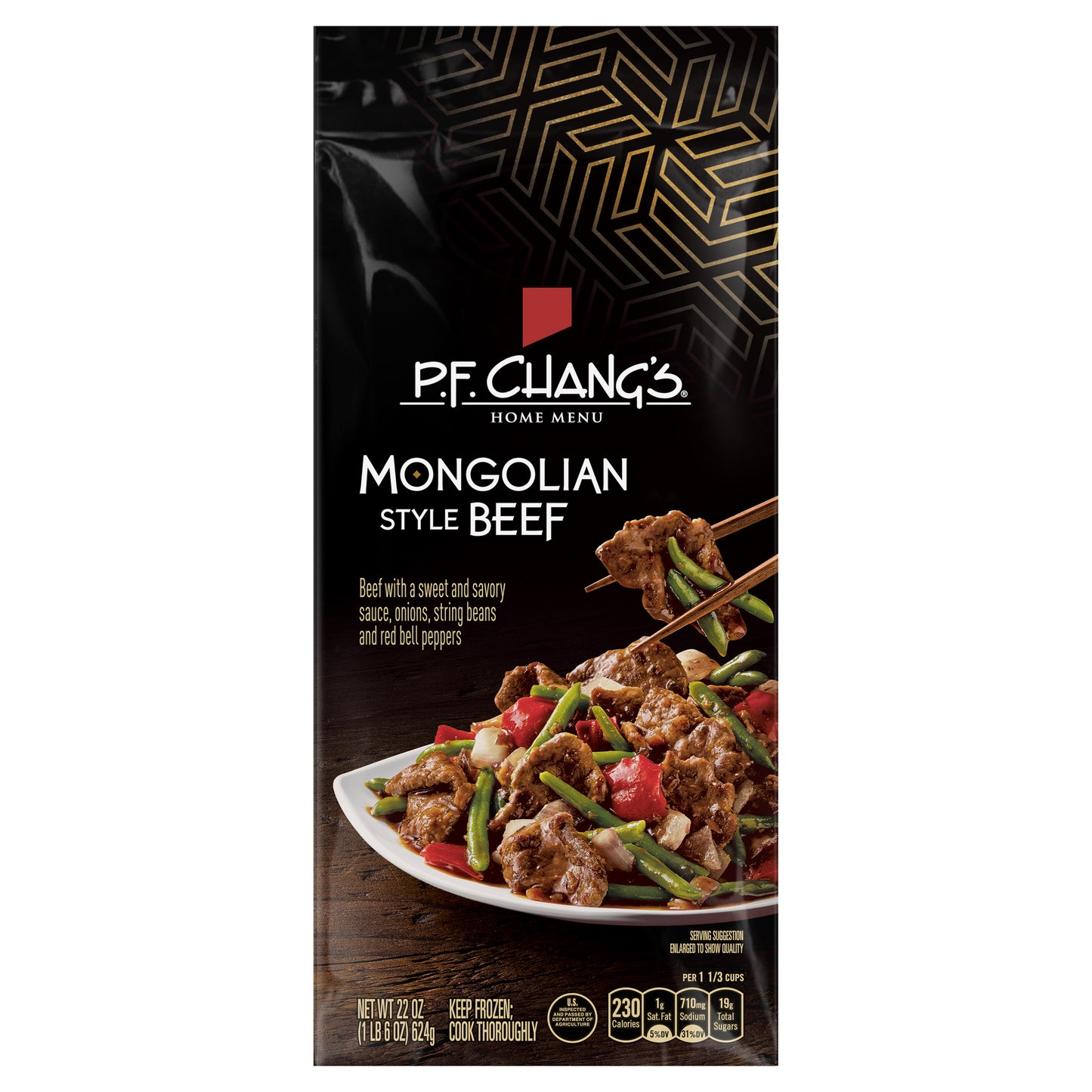 P.F. Chang's Home Menu Mongolian Style Beef Skillet Meal, Frozen Meal, 22 OZ