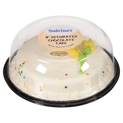 Sabrina's 8 Inches Decorated Chocolate Cake 24 oz