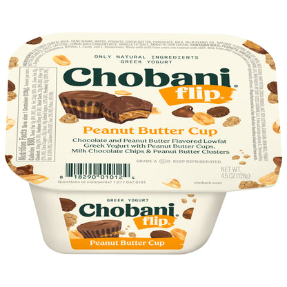 Chobani® Flip® Low-Fat Greek Yogurt Chocolate Peanut Butter Cup 4.5oz