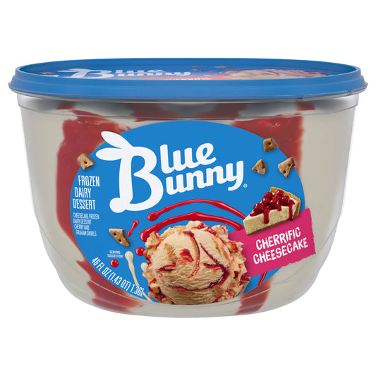 Blue Bunny Cherrific Cheesecake Frozen Dessert, 46 fl oz